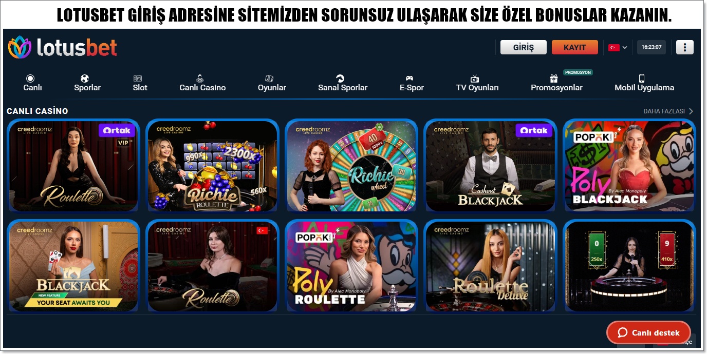 Lotusbet giriş